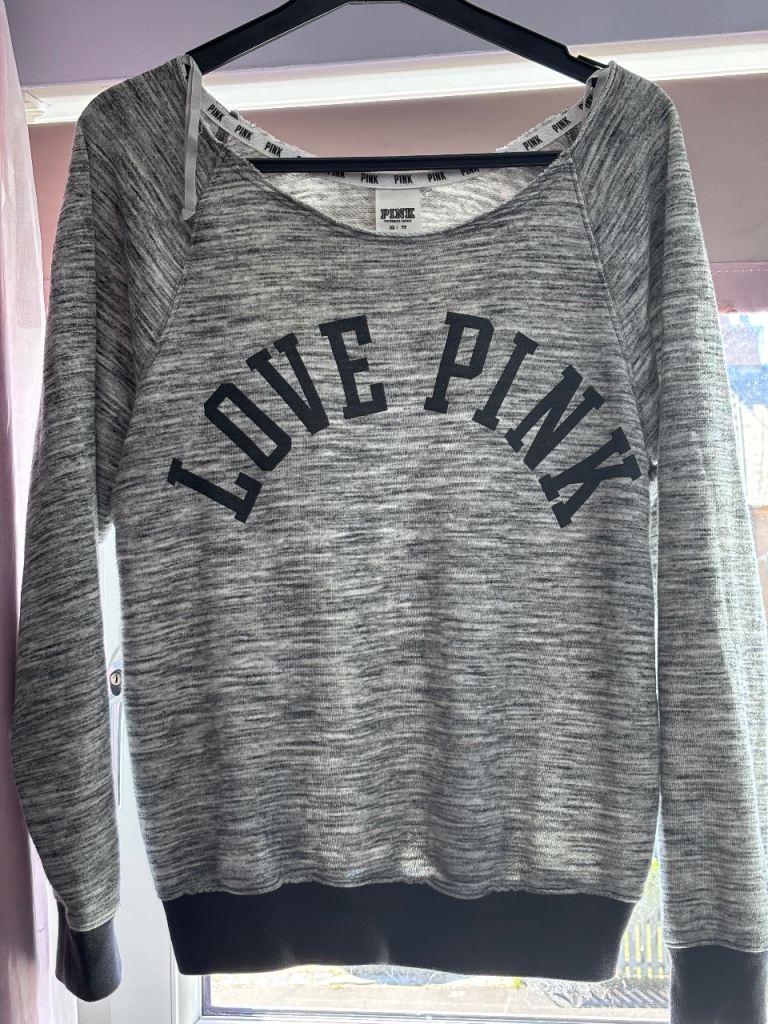 Victoria's Secret PINK Jumper – Grey, Size XS, Good Condition