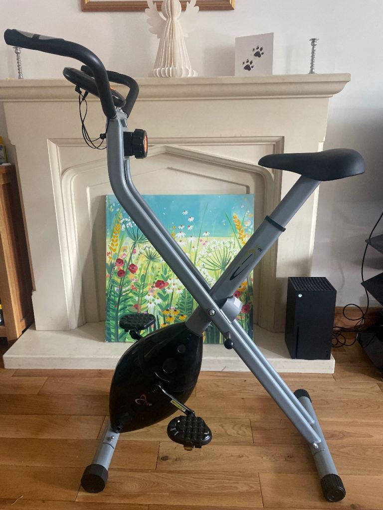 V Fit Foldable Exercise Bike
