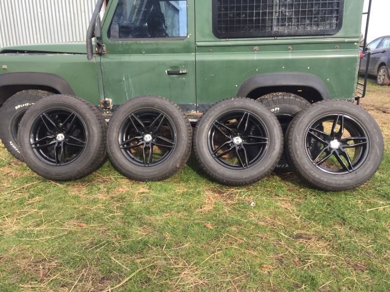 New and unused 4x Goodyear Wrangler M+S 255x60x18 Tyres and Rims.