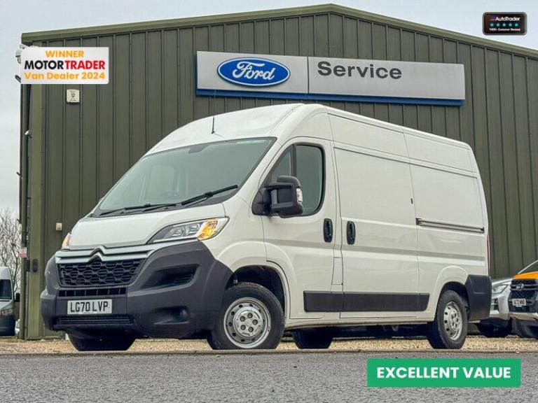 2020 Citroen Relay MWB L2H2 Medium Roof Enterprise 35 Air Con Nav Sensors Tow Bar EURO 6 Panel Va...