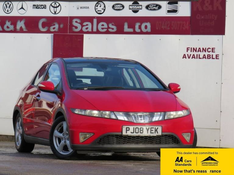 2008 Honda Civic 1.8 i-VTEC ES Hatchback 5dr Petrol i-Shift (150 g/km, 138 bhp) Hatchback Petrol ...