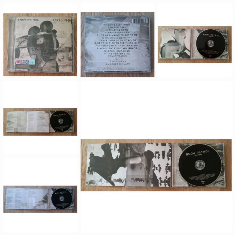 Snow Patrol Eyes Open CD Album with Insert Booklet Very Good Condition Rare