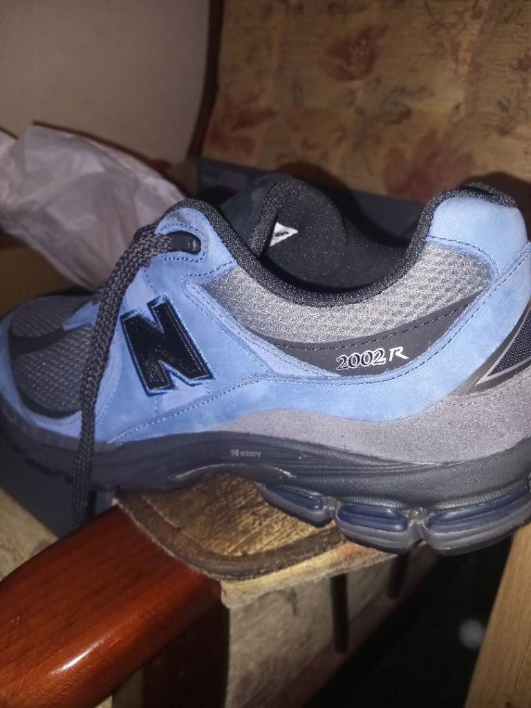 New Balance 2002R Trainers - Blue/Grey, Good Condition