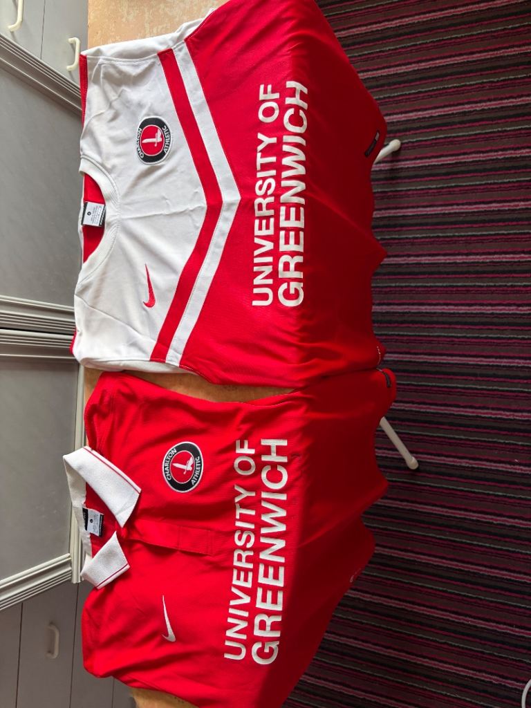 Nike Charlton Athletic University of Greenwich Football Shirts - Large