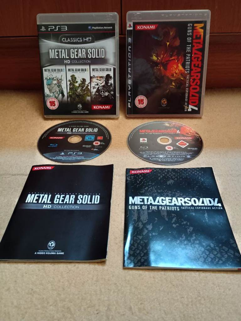 Metal Gear Solid PS3 Games - HD Collection & Guns of the Patriots