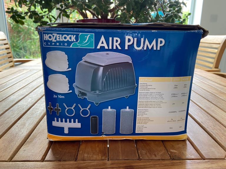 Hozelock Cyprio 4500 LPH Air Pump Only Used once