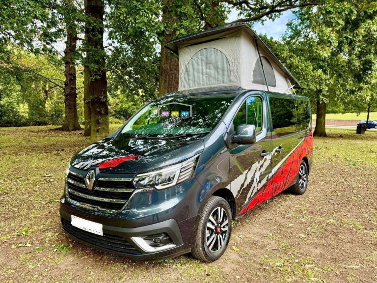 Renault Trafic 4 Berth Pop Top Camper Van For Sale 
