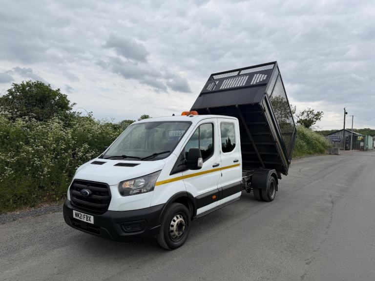 Ford Transit 2.0 350 EcoBlue Leader  Double Cab tipper cage 4dr Diese... 2021/21