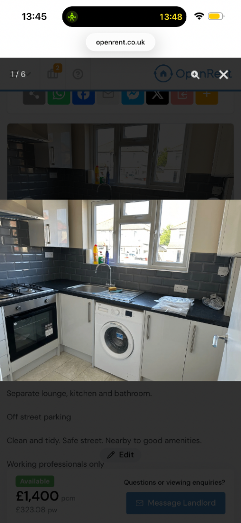 Ground floor 2 bedroom flat Slough
