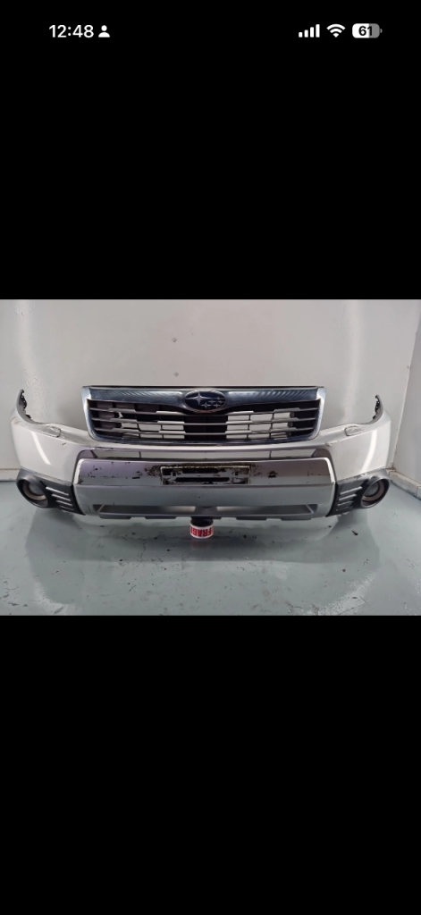 Subaru Forester SH 2.0 AWD 2008 - 2013  front bumper Silver Complete 