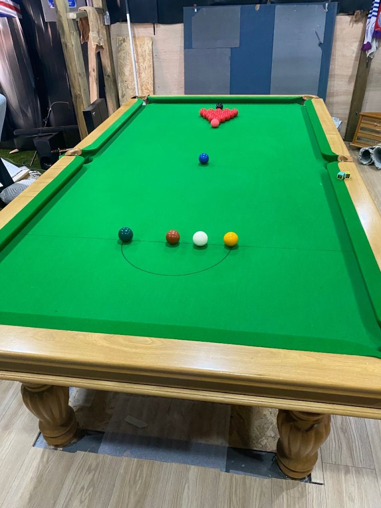 8 x 4 slate bed snooker table 
