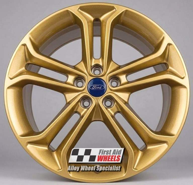 R561GL SWAP for Ours FORD FOCUS ST 4X 19'' GENUINE 5 TWIN SPOKE GLOSS GOLD ALLOY WHEELS