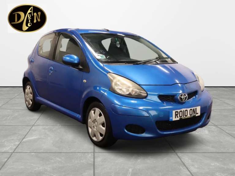2010 Toyota AYGO 1.0 VVT-i Blue 5dr MMT HATCHBACK Petrol Automatic