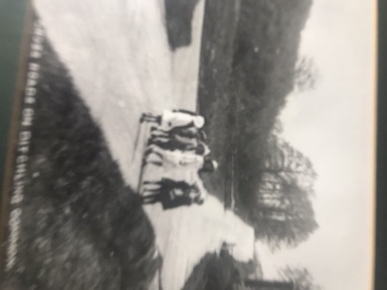 Framed B/W Photo of Crossroads on Ditchling Common c. 1915