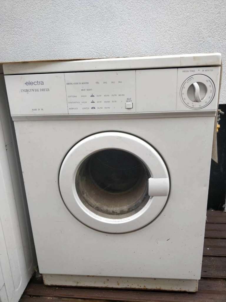 Old tumble dryer working 