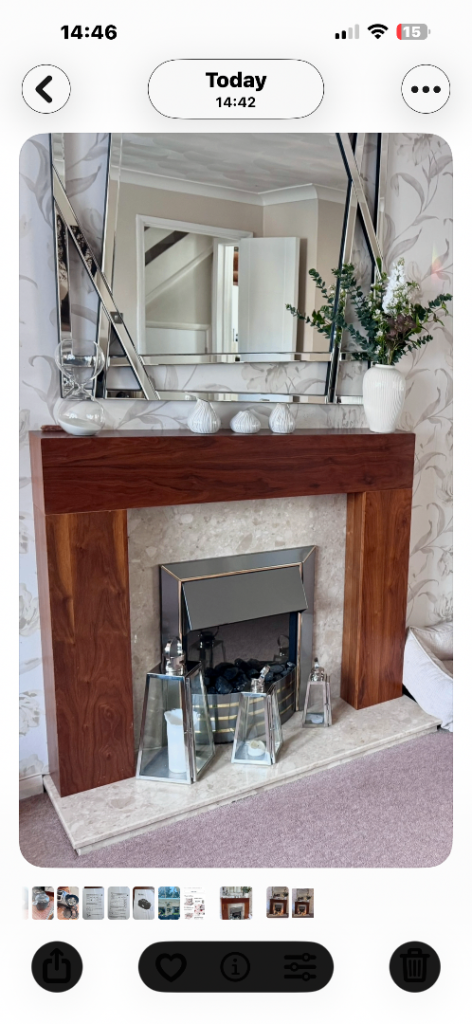 Wooden Fireplace Surround 