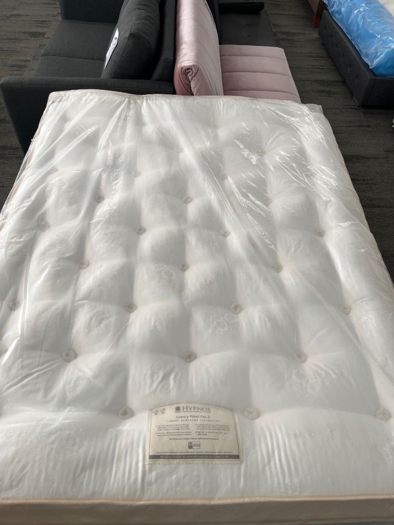 Hypnos Luxury Wool No.2 Pillowtop Kingsize Mattress - Brand New 