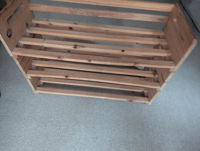 image for Wooden shoe rack storage