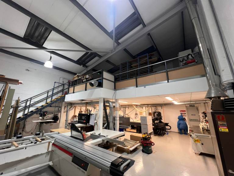 Freestanding Steel Mezzanine for Workshop/Storage - 2 years old