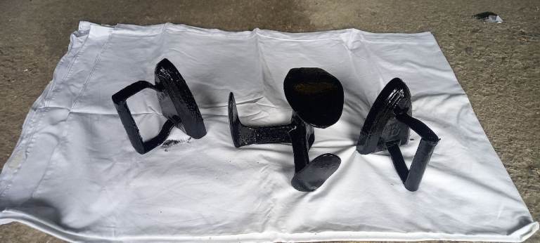 Two irons and cobblers last
