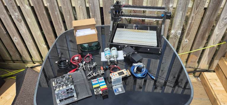 3018 Pro Desktop CNC Router with Laser Modules