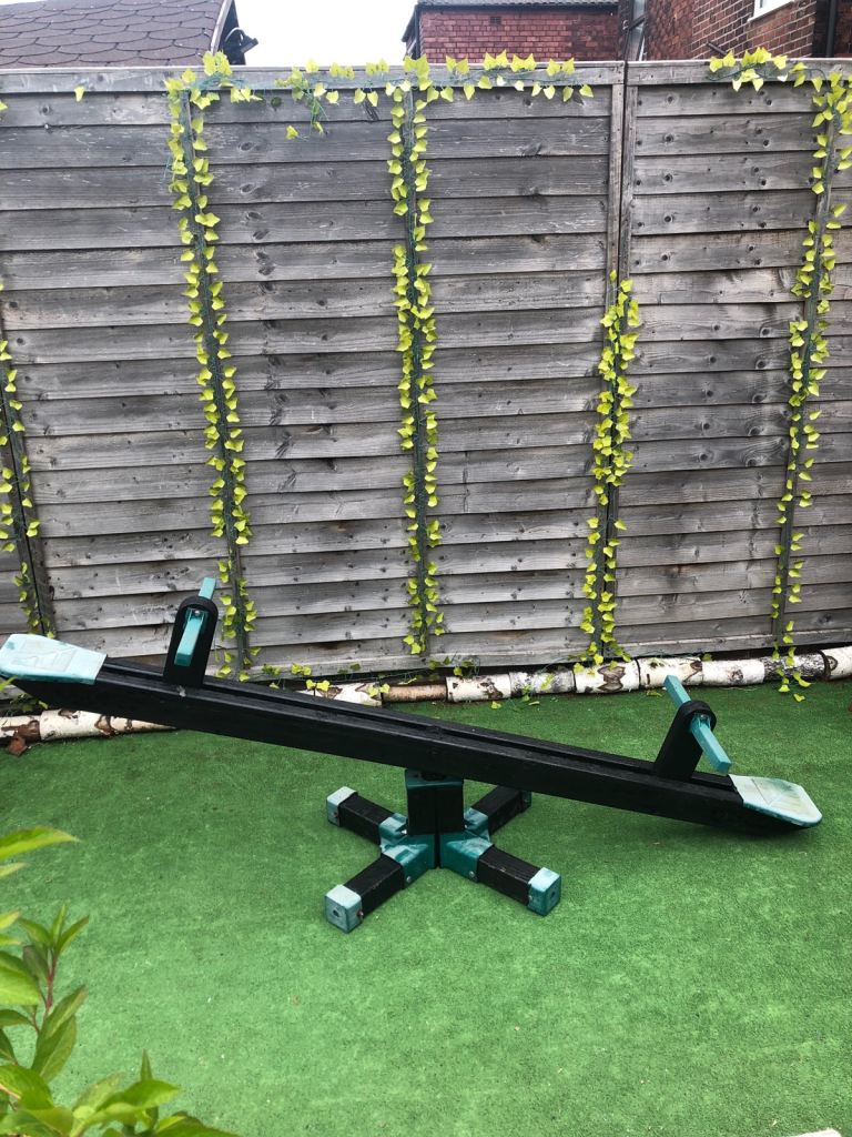 Garden Toys - children’s wooden See saw -RRP £199   From pet and smoke free home 