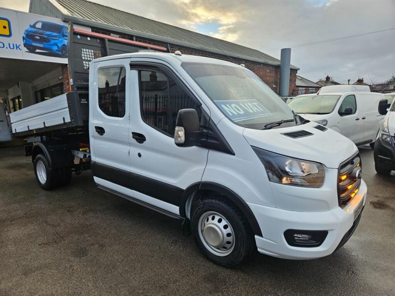 2023 Ford Transit 350 CREWCAB TIPPER 170 BHP ( AIRCON) NO VAT ( 21000 MILES) Tipper Diesel Manual