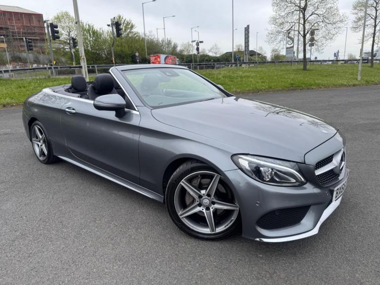 2017 Mercedes-Benz C Class 2.1 C220d AMG Line Cabriolet G-Tronic+ Euro 6 (s/s) 2dr CONVERTIBLE Di...
