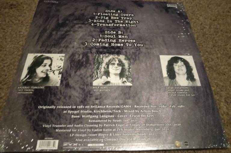 Floating opera sealed vinyl album 