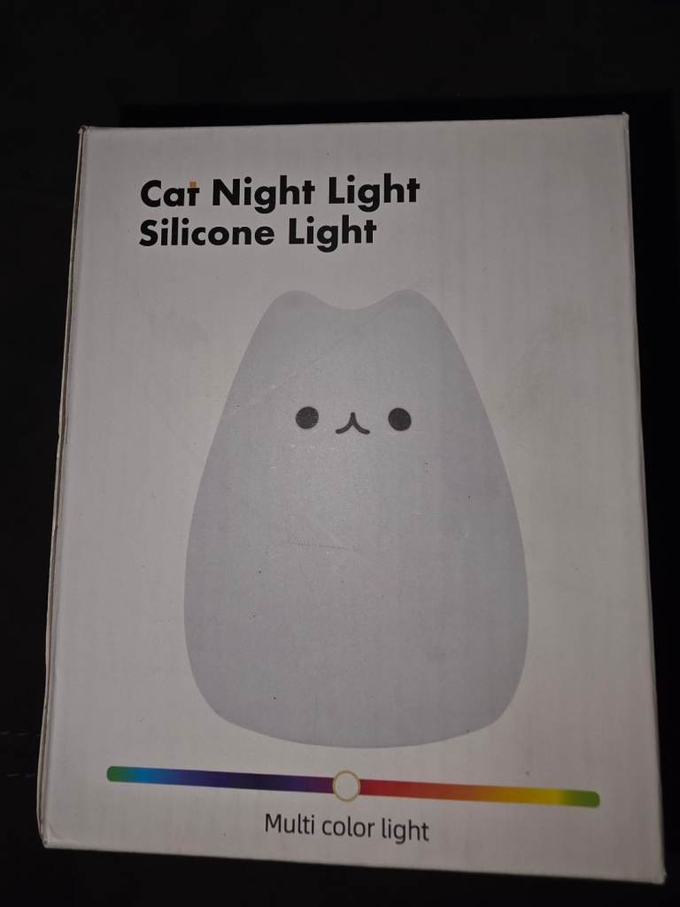 Cute Animal Multicolour Night Light Childrens Lights for Bedroom Cartoon Cat Lamps- Brand new