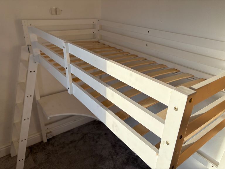 Children’s High Sleeper Single Bed with Desk