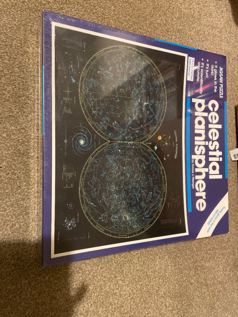 Jigsaw - Celestial Planisphere - Glows in the dark!
