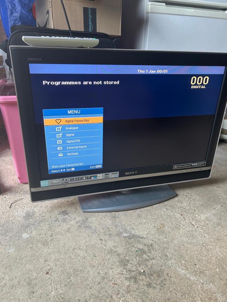 Sony working tv