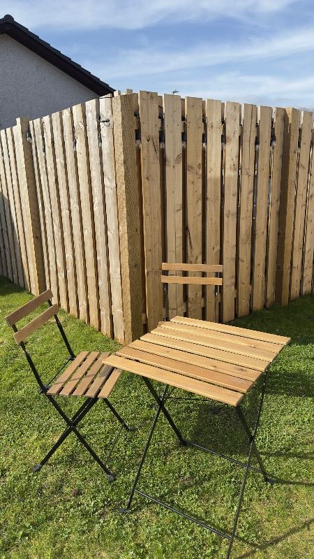 Garden table and chairs 