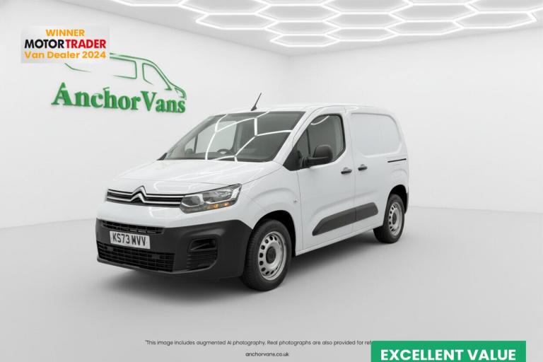 2023 Citroen Berlingo SWB L1H1 Low Roof 1000 Enterprise Edition Air Con Cruise Panel Van Diesel M...