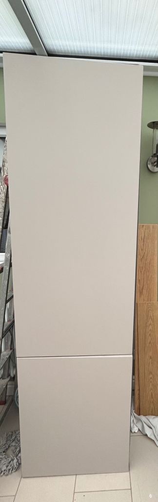 Wren Milano Tall Fridge Freezer Cupboard in Cashmere - Good Condition