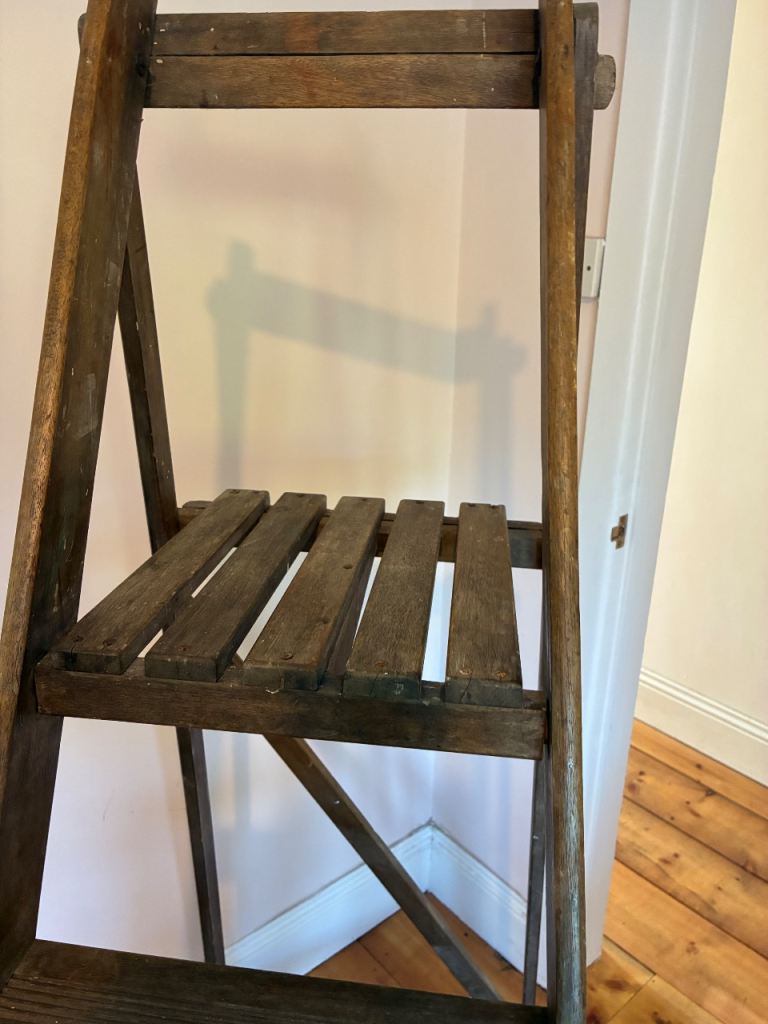 Old wooden ladder