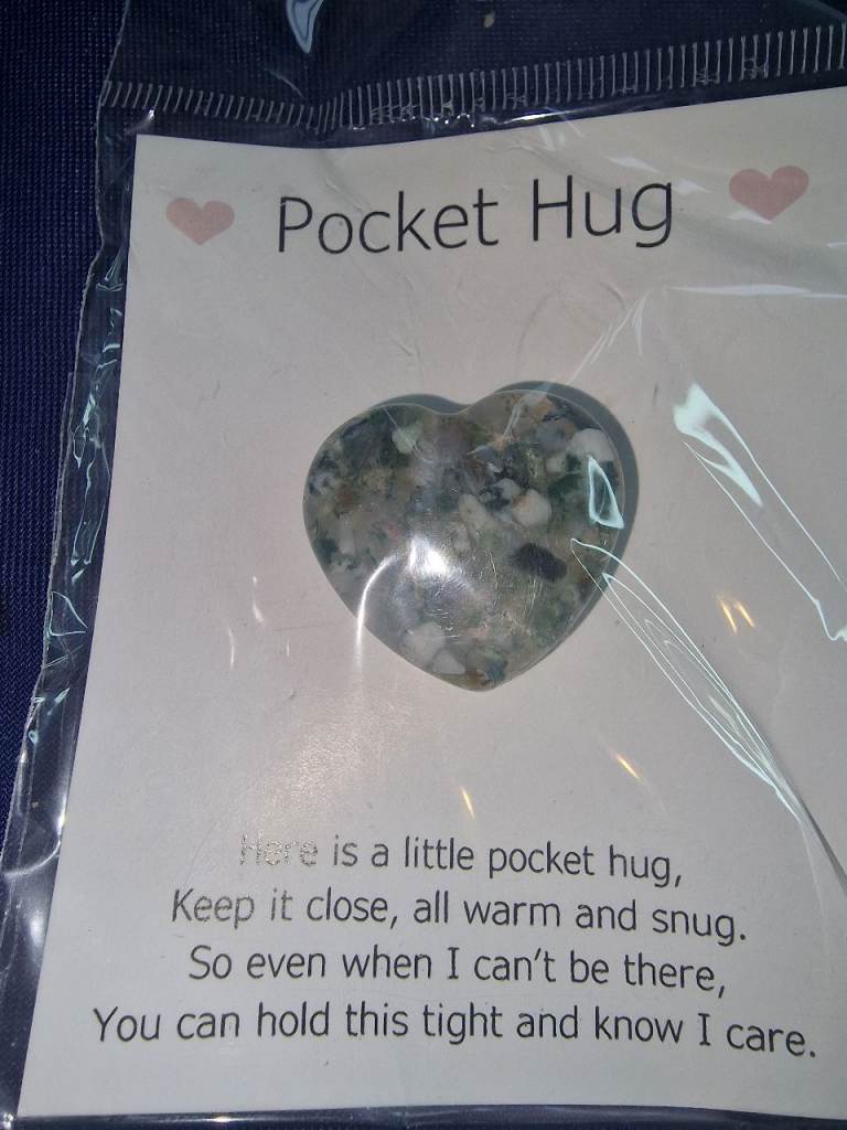 Crystals in resin, gemstones