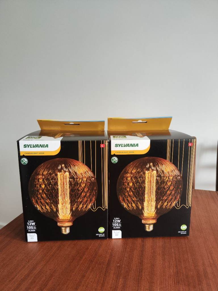 Sylvania ToLEDo Mirage SL E27 G200 LED lightbulbs
