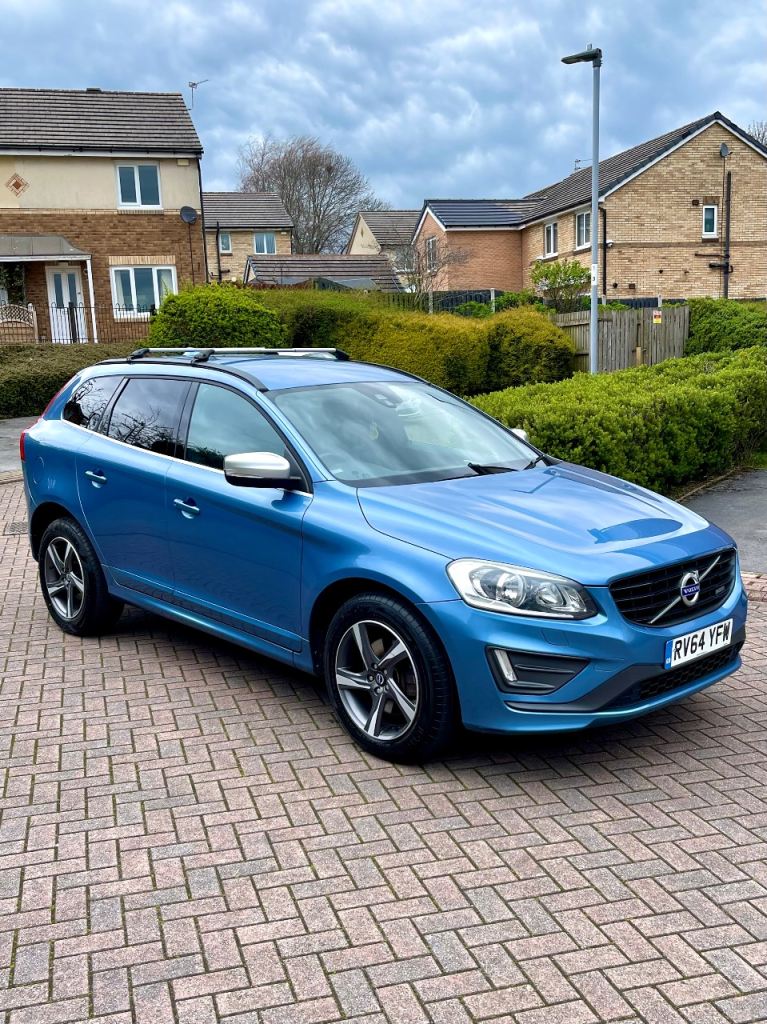AUTOMATIC! 2014 (64) VOLVO XC60 R DESIGN NAV 2.0 D4 DIESEL AUTOMATIC FACELIFT SUV BLUE