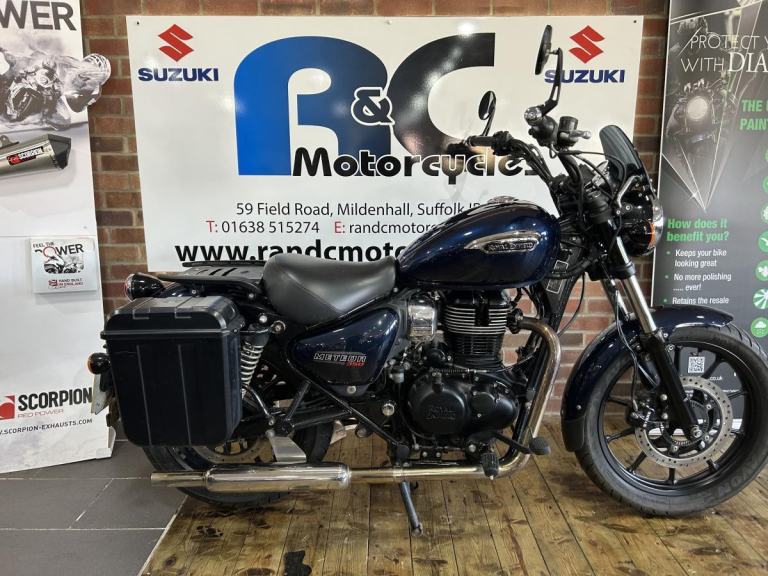 Royal Enfield Meteor 350 with upgrades