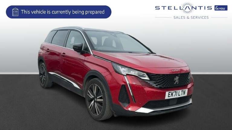2021 Peugeot 5008 1.2 PureTech GT Premium SUV 5dr Petrol EAT Euro 6 (s/s) (130 ps) SUV Petrol Aut...