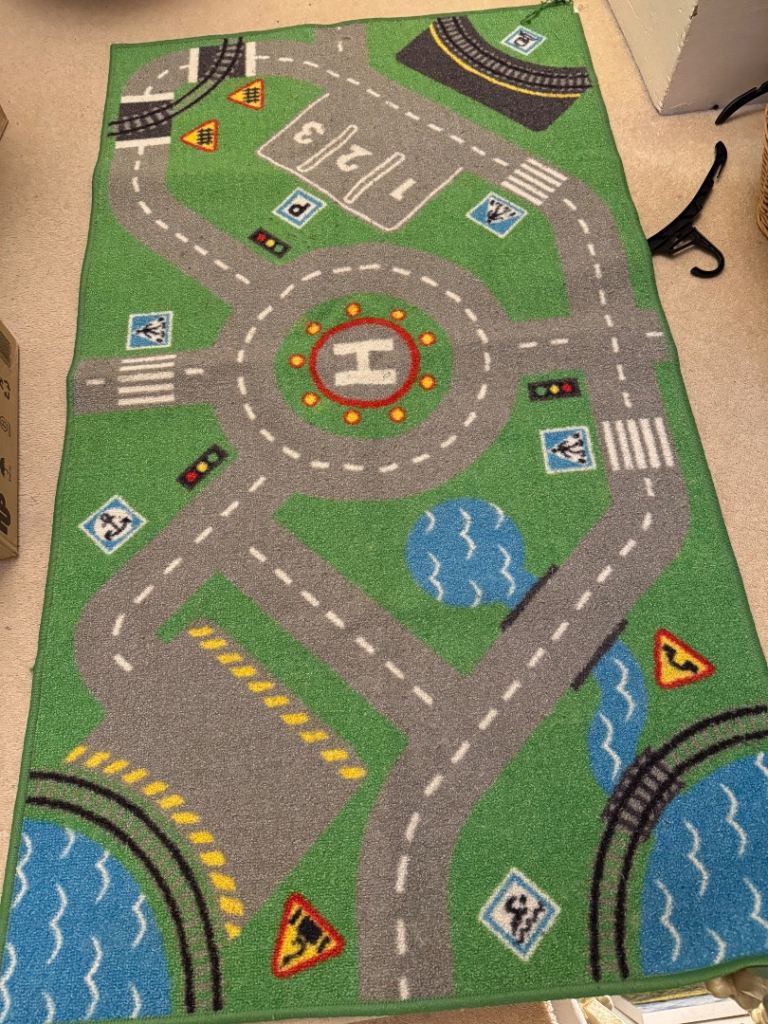 IKEA Kids Playmat Rug - Road Map Design