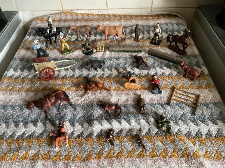 Selection Of Collectable Toy Figures And Other Items  - To Include Britains