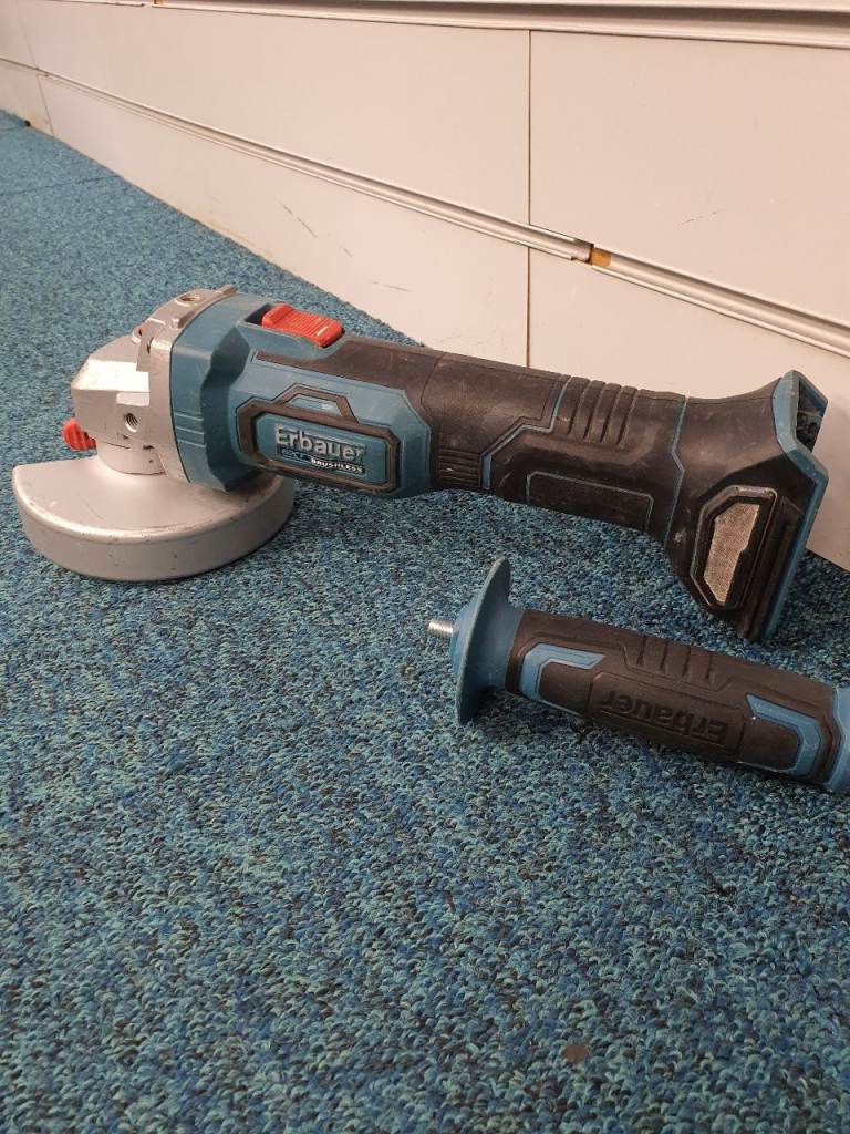 Erbauer EAG18-LI 18V Angle Grinder Body Only 