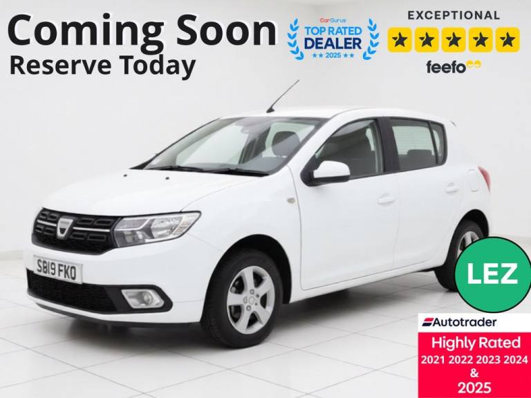 2019 Dacia Sandero 0.9 TCe Comfort 5dr HATCHBACK PETROL Manual