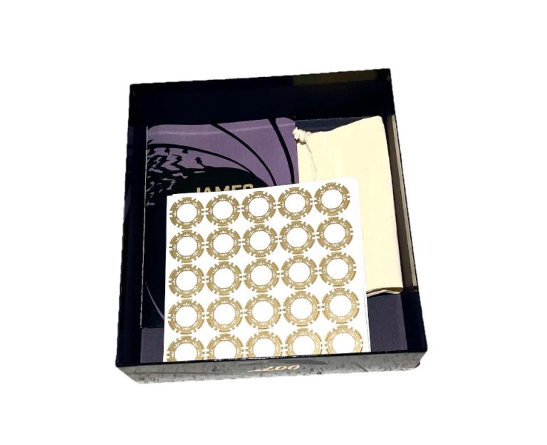 James Bond Bingo – Complete, Unused Cards, Never Played – Board Game Collectible