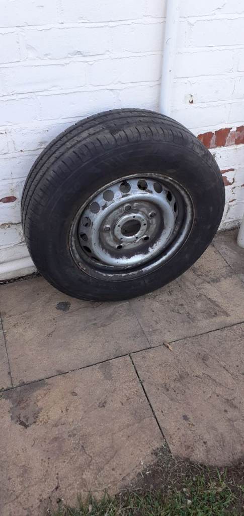 Transit custom wheel with 215/65R/15c tyre