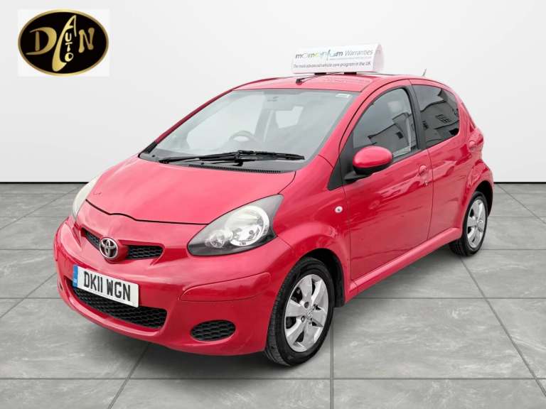 2011 Toyota AYGO 1.0 VVT-i Go 5dr [AC] MMT HATCHBACK Petrol Automatic