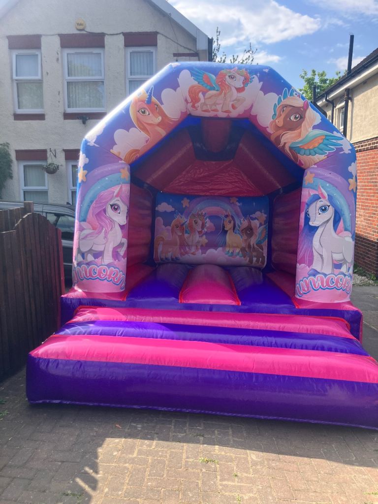 Bouncy castles versus one’s £70 disco one £100 